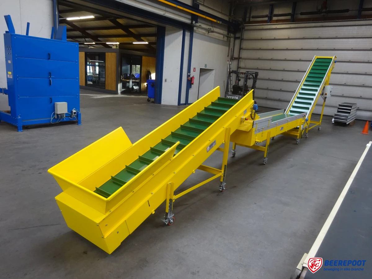 Afvalsorteer- en afvoersysteem